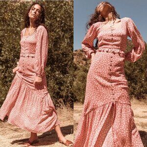Lost + Wander Madison Maxi Floral Dress XS